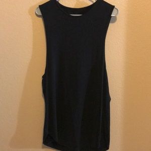 Black Alphalete Lifestyle Cutoff